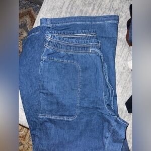 American Eagle Outfitters Blue Flare & Wide Leg Jeans